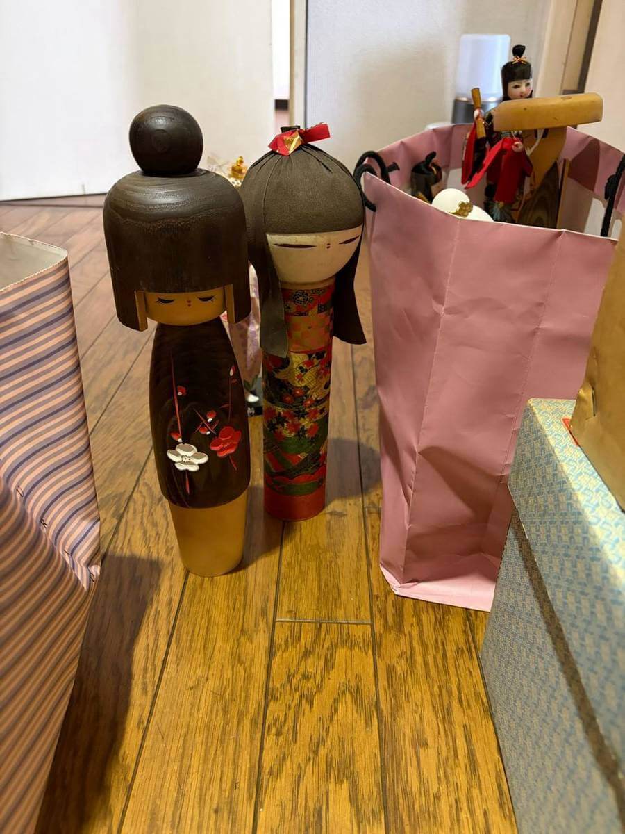 木製こけし・日本人形・和風置物の買取品