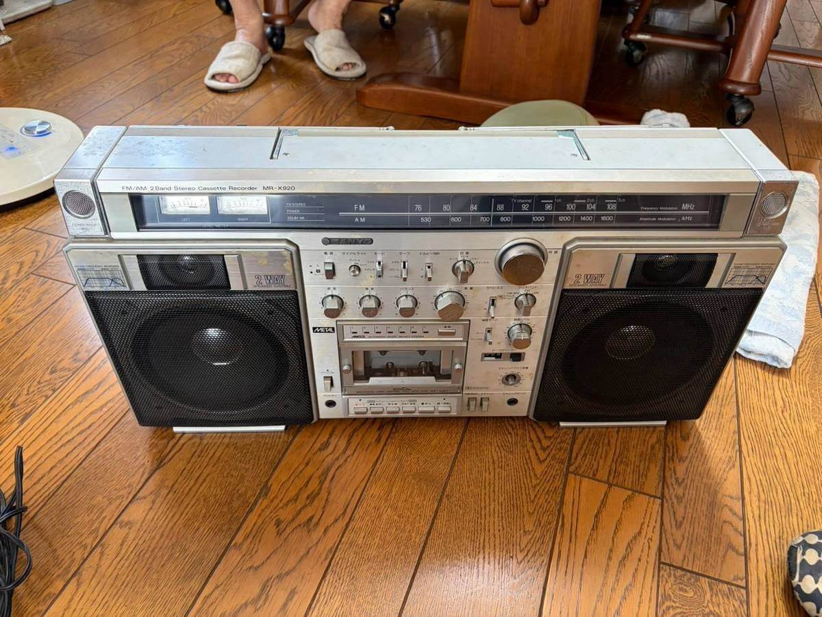 実際に買取・査定した大型ラジカセとカセットレコーダー